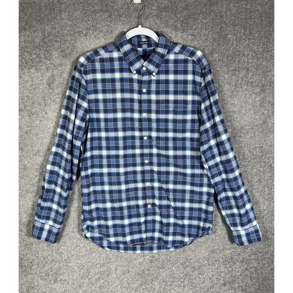 American Eagle Seriously Soft Long Sleeve Plaid Button‎ Down Shirt Mens Medium